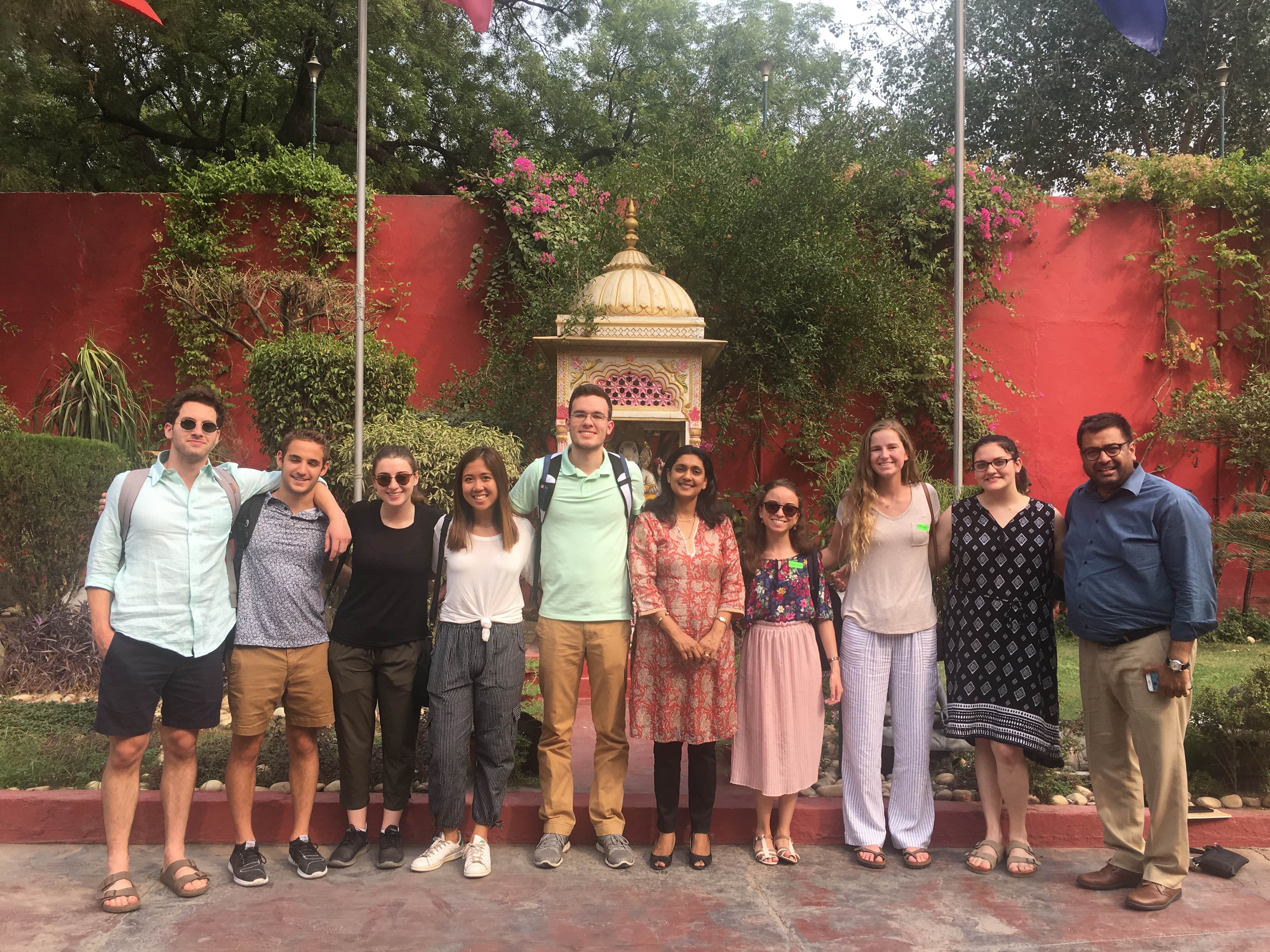 Student interns in Delhi, India